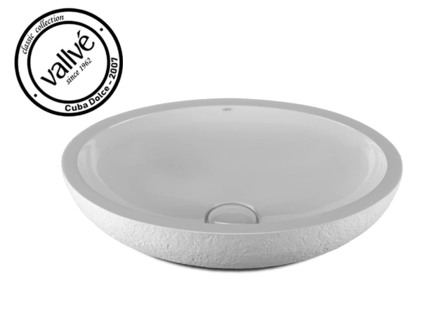 Dolce Cuba Oval Semi Encaixe (56x14x42cm) Resina