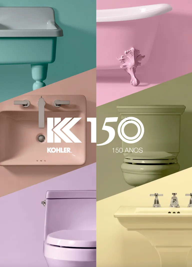 Capa do catálogo Kohler 2023